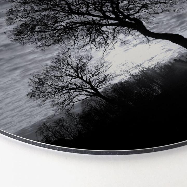 Actual product image Trenddeko Black and White Sunset (Ø 70 cm)