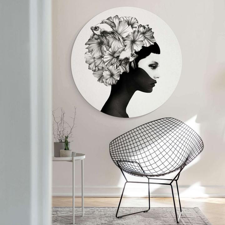 Actual product image Trenddeko Ireland - Marianna - Hibiscus flowers (Ø 45 cm)