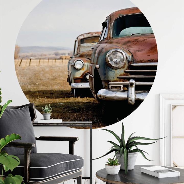 Produktbild Trenddeko Old Rusted Cars (Ø 284 cm)