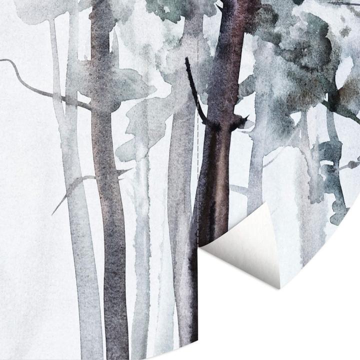 Actual product image Trenddeko Watercolor forest (Ø 140 cm)