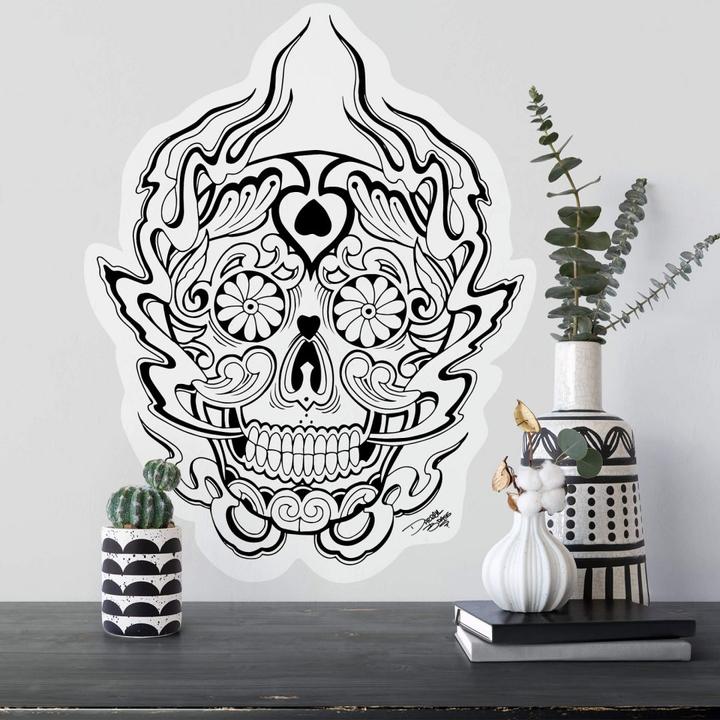 Produktbild Miami Ink Mexikanische Totenmaske 1 (47 x 60 cm)