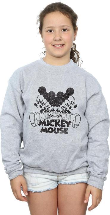 Actual product image Disney Girls Mickey Mouse Mirrored Sweatshirt (140, 146)