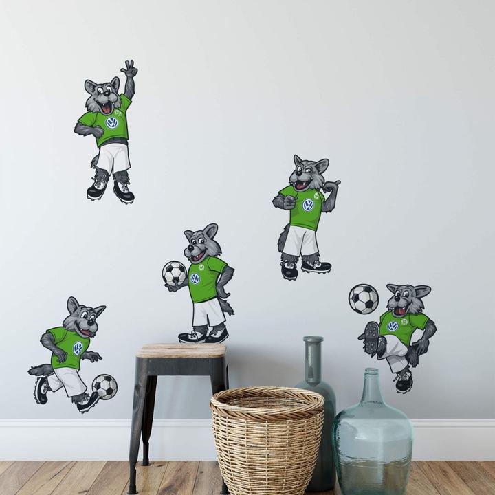 Actual product image VfL Wolfsburg Wölfi set (120 x 80 cm)