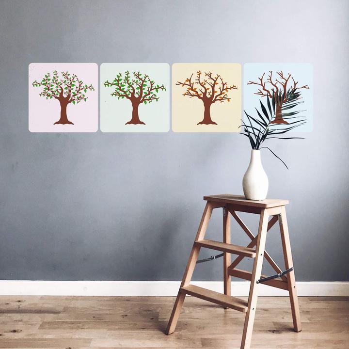 Immagine prodotto Trenddeko Quartetto Quattro Stagioni (40 x 40 cm, 80 x 80 cm, 60 x 60 cm, 100 x 100 cm)