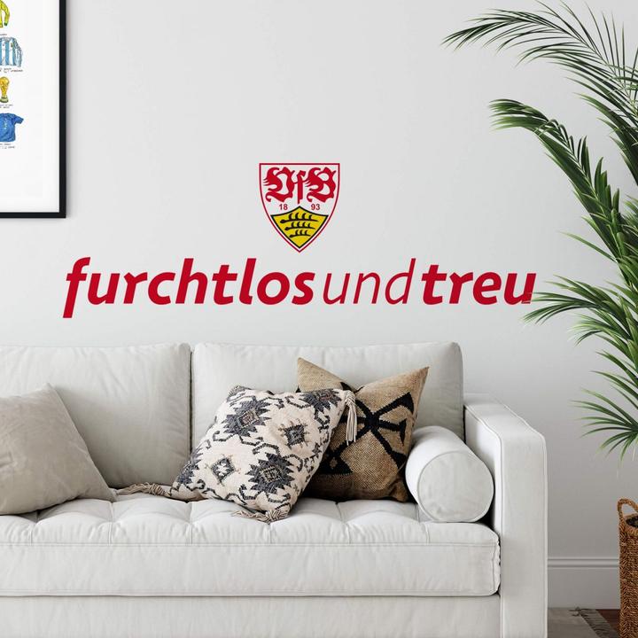 Actual product image VfB Stuttgart fearless and faithful (160 x 53 cm)