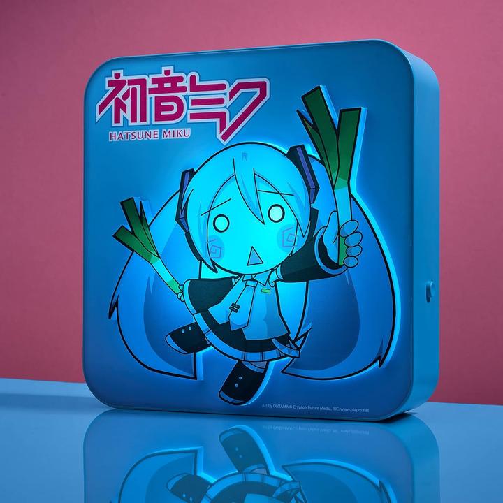 Actual product image Numskull Official Hatsune Miku 3D table lamp / wall lamp