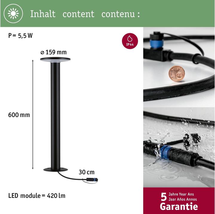 Produktbild Paulmann Plate (420 lm, IP44)