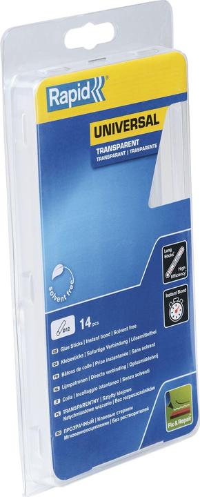 Produktbild Rapid Universal Transparente Klebesticks Ø12x190mm 14 Stück