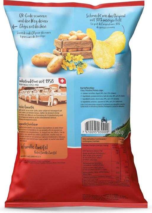 Actual product image Zweifel Chips Cractiv Nature (160 g)