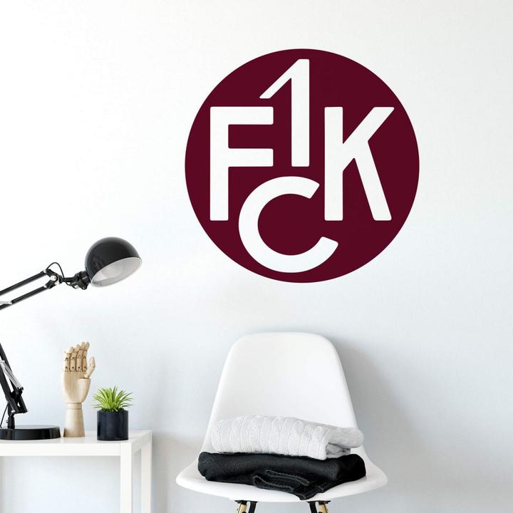 Image du produit 1.FC Kaiserslautern 1er logo de tradition du FCK (60 x 60 cm)