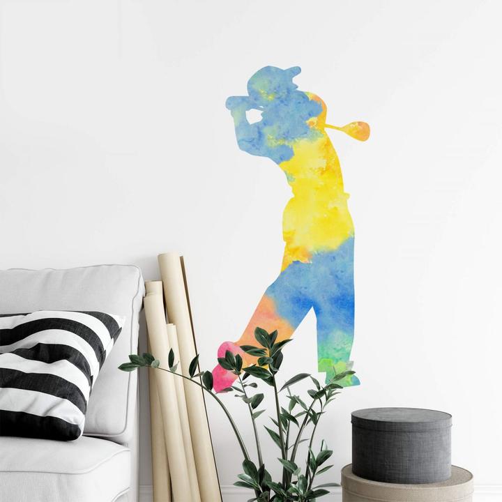 Image du produit Trenddeko Aquarelle Golfeur 02 (68 x 140 cm)