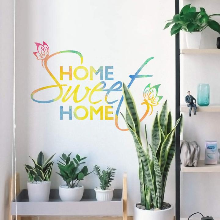Produktbild Trenddeko Aquarell Home sweet Home (120 x 82 cm)