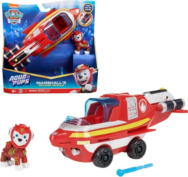 Produktbild Spin Master Paw Patrol Aqua Pups Deluxe Vehicle Marshall