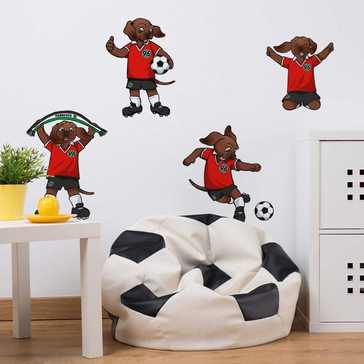 Produktbild Hannover 96 Eddi - Set (80 x 120 cm, 60 x 90 cm, 100 x 150 cm, 50 x 75 cm)