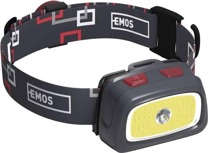 Image du produit Emos CREE LED + COB LED Lampe frontale P3531, 330 lm, 65 m, pour 3x AAA (330 lm)