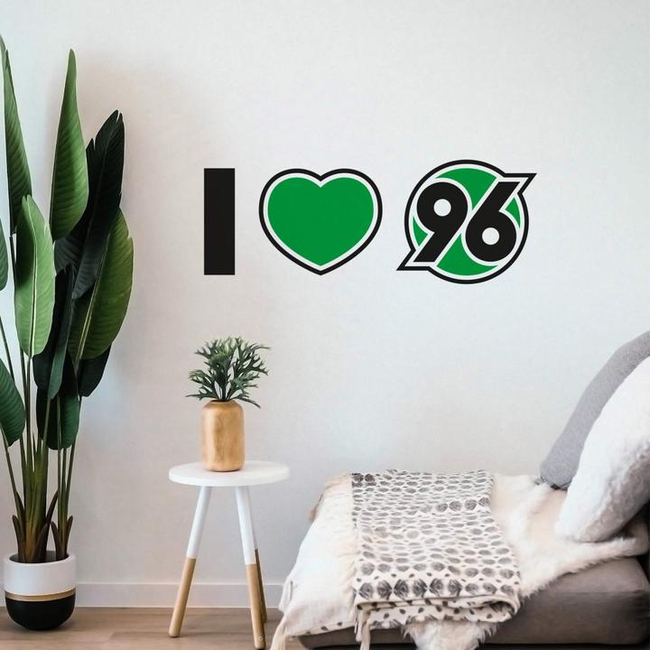 Produktbild Hannover 96 I love 96 (100 x 37 cm, 140 x 52 cm, 120 x 45 cm)