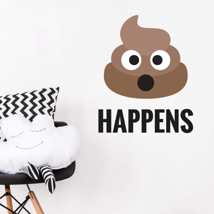 Immagine prodotto Emojione Emoji Shit Happens (40 x 47 cm)