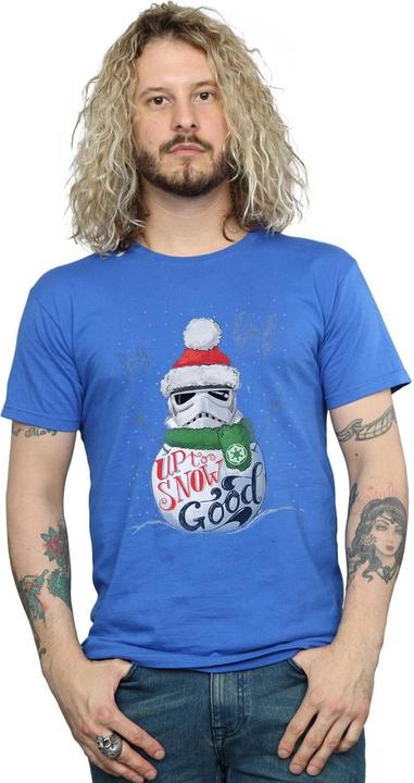 Actual product image Star Wars Mens Stormtrooper Up To Snow Good T-Shirt (M)