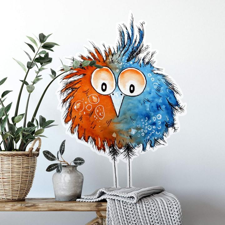 Immagine prodotto Trenddeko Strano uccello 02 (30 x 22 cm)