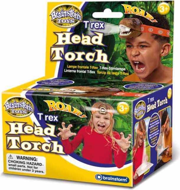 Actual product image Brainstorm T Rex Head Torch