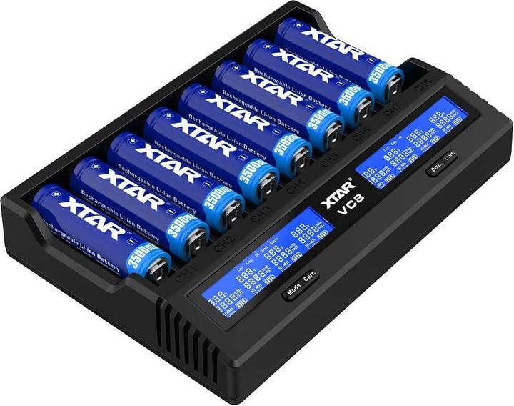 Produktbild Xtar VC8 Ladegerät (1 Stk., Ladegerät inkl. Akku)