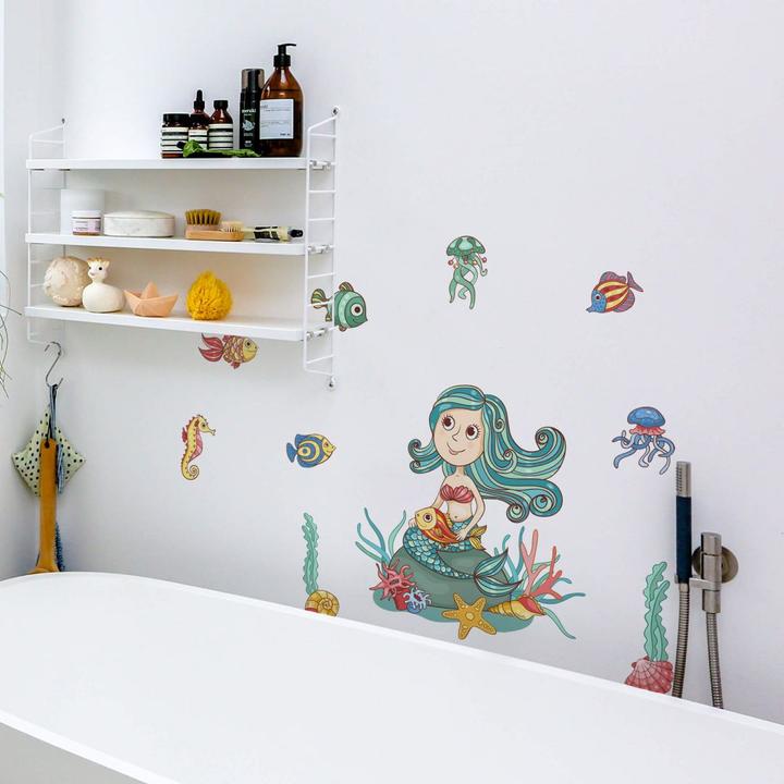 Actual product image Trenddeko Mermaid 02 (80 x 70 cm)