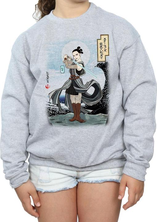 Produktbild Star Wars The Last Jedi Japanese Rey Sweatshirt Mädchen (128)