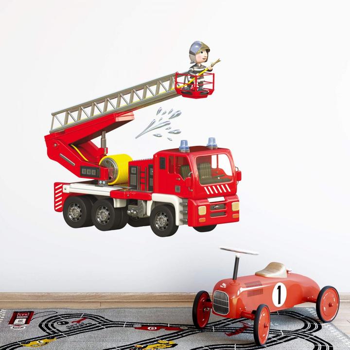 Actual product image Trenddeko Michel - Little fireman on duty (100 x 99 cm)