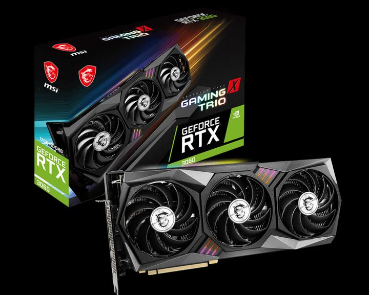 Produktbild MSI GeForce RTX 3060 GAMING X TRIO 12G (12 GB)