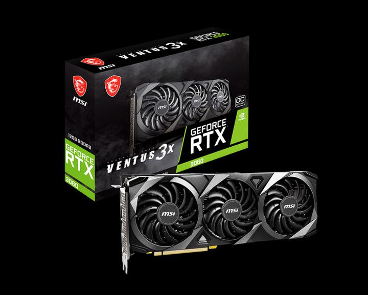 Immagine prodotto MSI GeForce RTX 3060 VENTUS 3X 12G OC (12 GB)