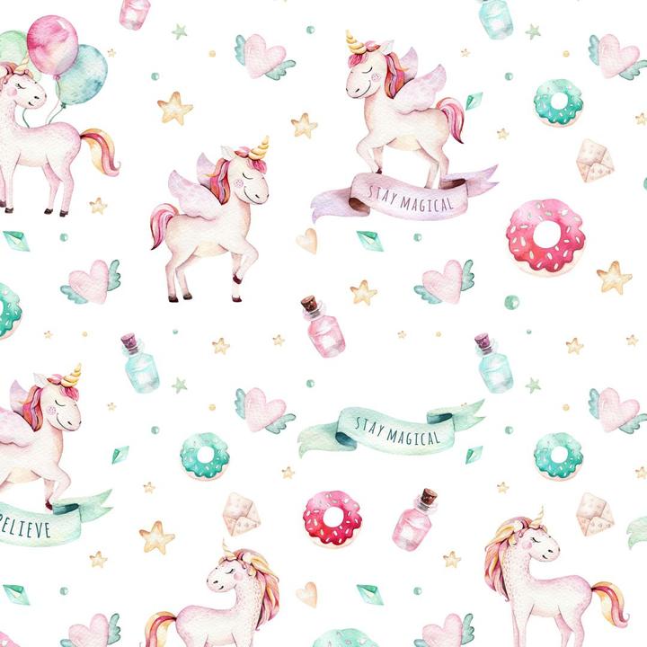 Produktbild Trenddeko Sweet Unicorns - Donuts (100 x 50 cm)