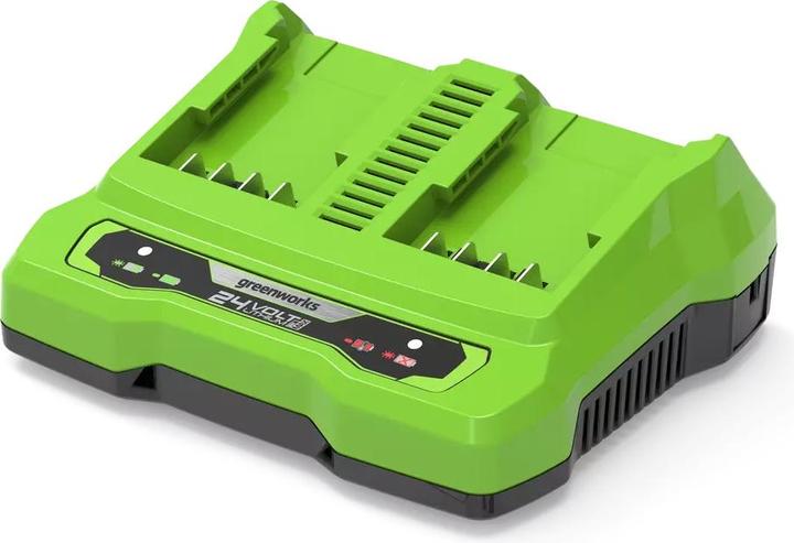 Image du produit Greenworks G24X2UC4 Chargeur à double prise 24V+24V 4Ah (24 V)