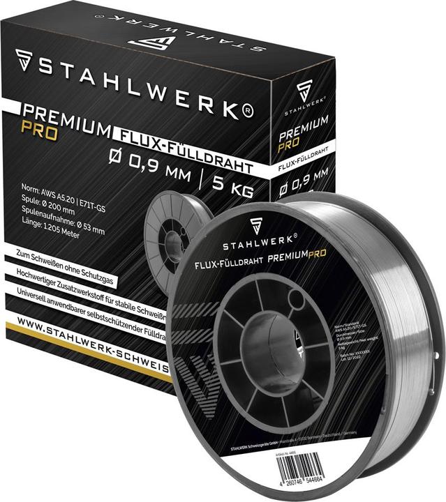Actual product image Stahlwerk Welding wire MIG MAG Premium cored wire E71T-GS Ø 0.9 mm S200/D200 5 kg