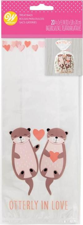 Produktbild Decora Sachets à biscuits - Otterly In Love (20pcs) (Geschenktüte, 20 x)