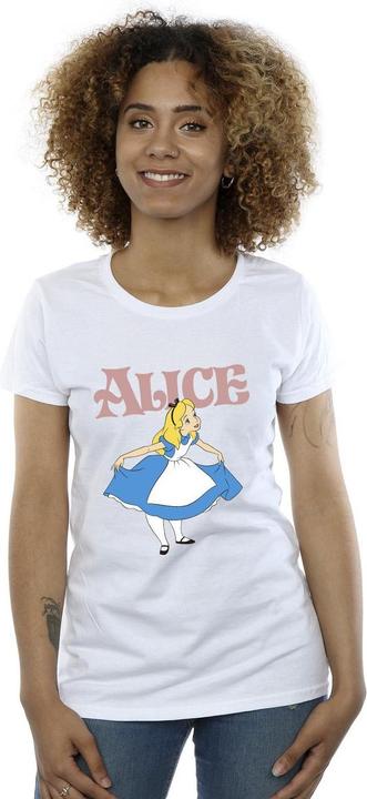 Actual product image Disney Womens/Ladies Alice In Wonderland Take A Bow Cotton T-Shirt (S)