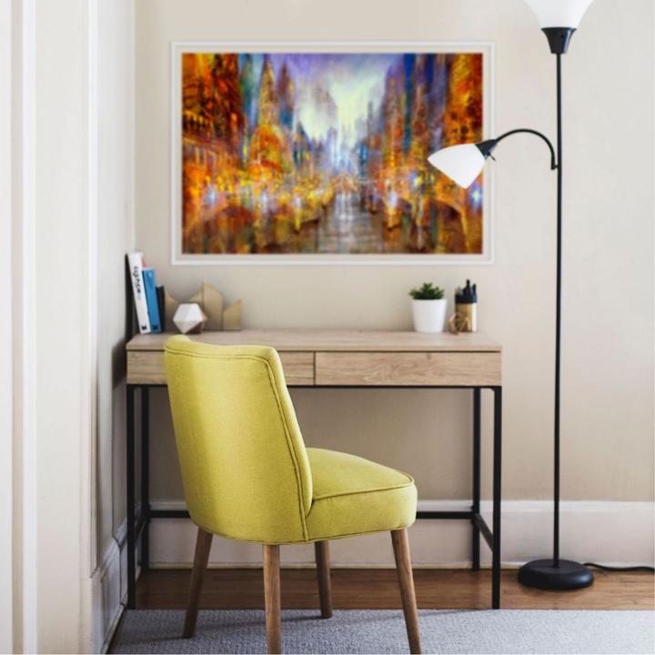 Produktbild Trenddeko Schmucker - Lichterstadt (80 x 50 cm)
