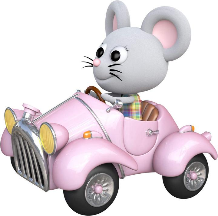Actual product image Trenddeko Mouse in the car (40 x 40 cm)