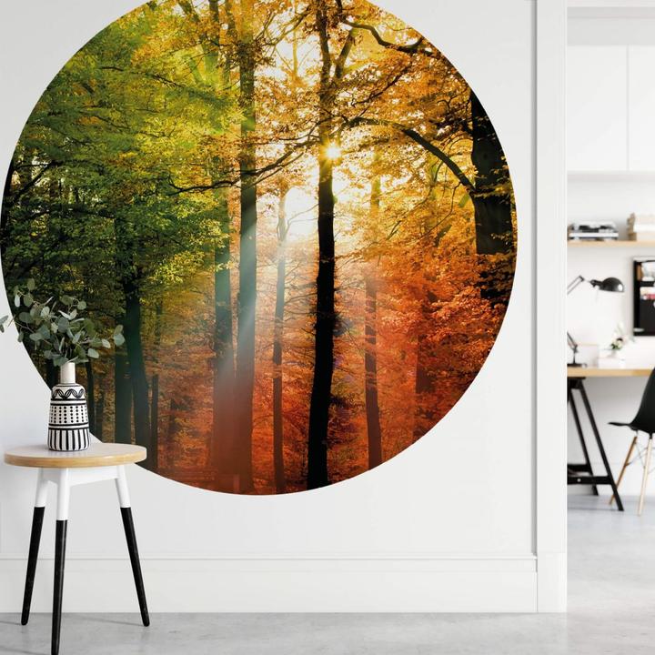 Image du produit Trenddeko Forêt d'automne dorée (Ø 140 cm)