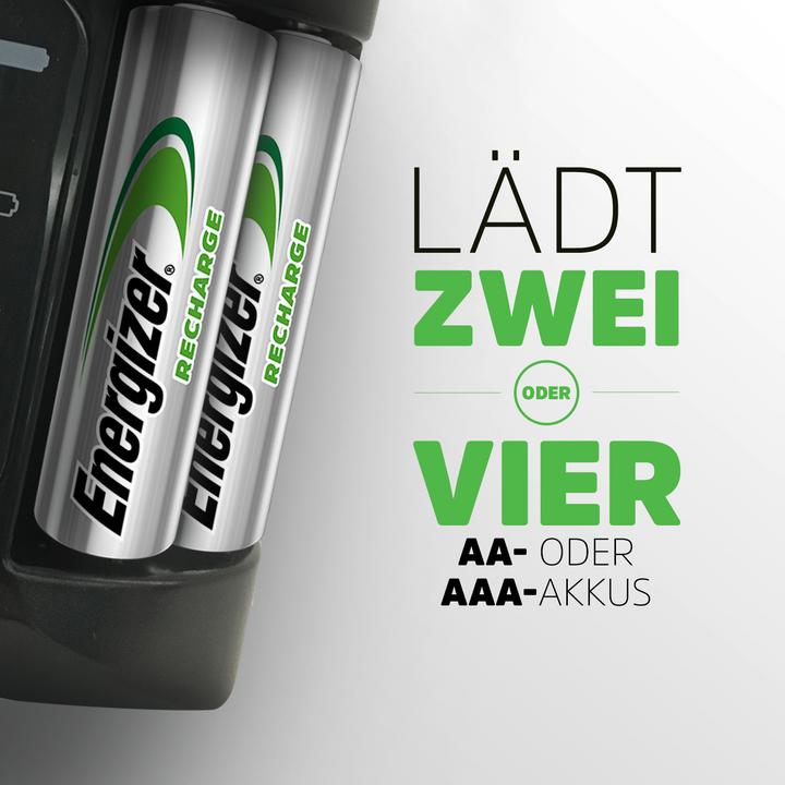 Immagine prodotto Energizer Ricarica Pro (4 pz., AA, 2000 mAh, Batteria + Caricabatterie)
