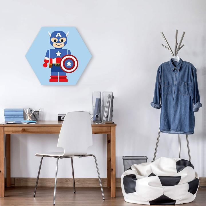 Immagine prodotto Trenddeko Giocattolo di Capitan America (75 x 65 cm)
