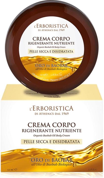 L'Erboristica di Athena's Athena Herb Cream Gold Body of Baobab 150ml (Body cream, 150 ml)