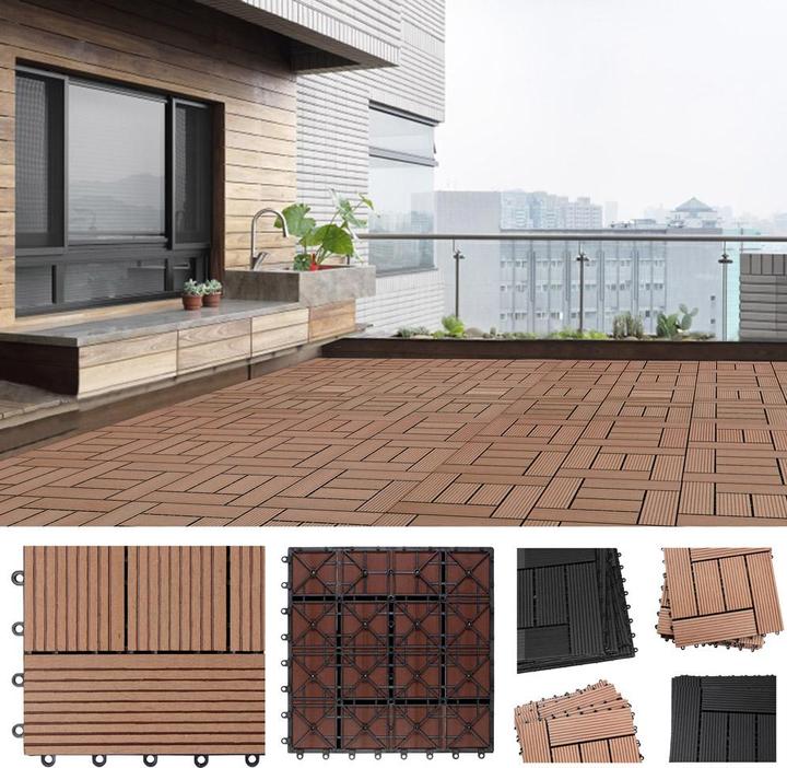 Produktbild Casaria WPC Fliesen (11 x, 30 x 30 x 2 cm)