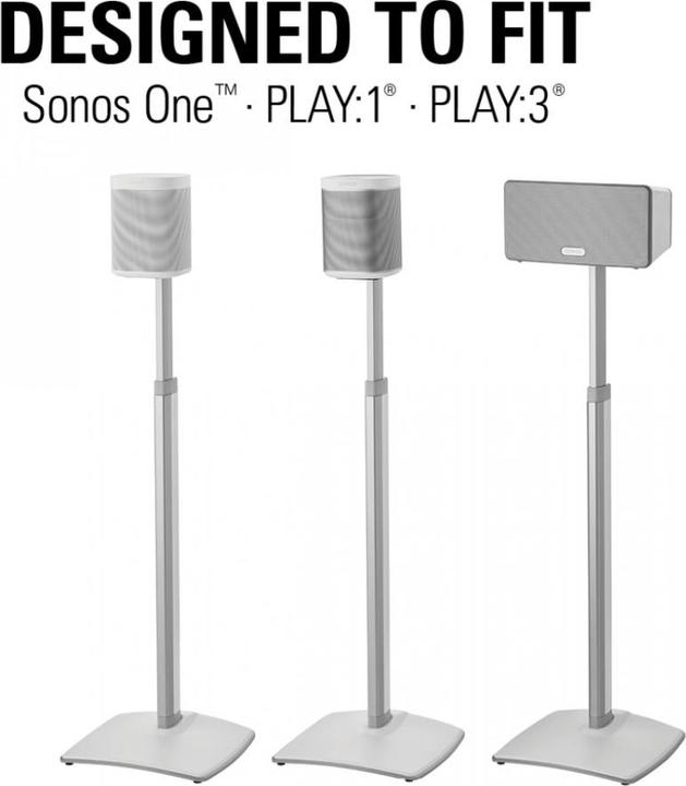 Produktbild Sanus Ständer zu Sonos ONE, PLAY:1, Play:3 (1 Stk., Ständer, Höhenverstellbar)