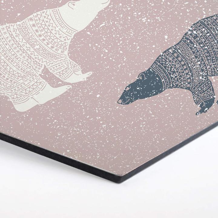 Image du produit Trenddeko Ours polaires (25 x 22 cm)