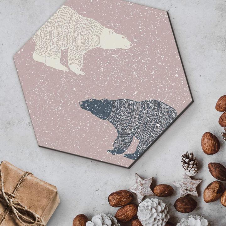Image du produit Trenddeko Ours polaires (25 x 22 cm)