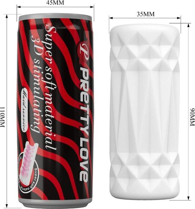Actual product image Pretty Love Hedy White Vagina Masturbator
