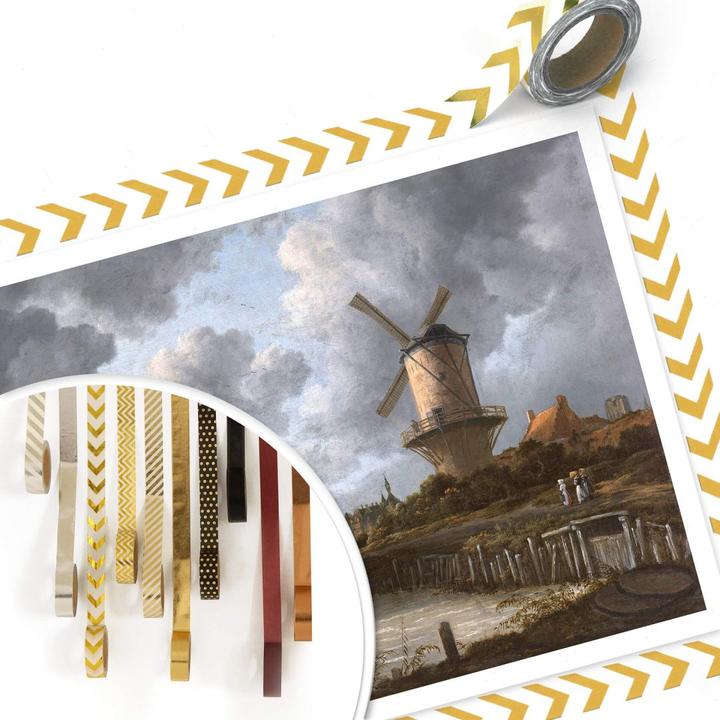 Produktbild Trenddeko van Ruisdael - Die Windmühle von Wijk bei Duurstede (60 x 50 cm)