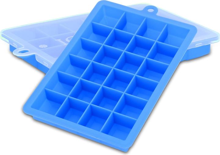 Intirilife 2x Eiswürfelformen 2er Set à 24 Fächer