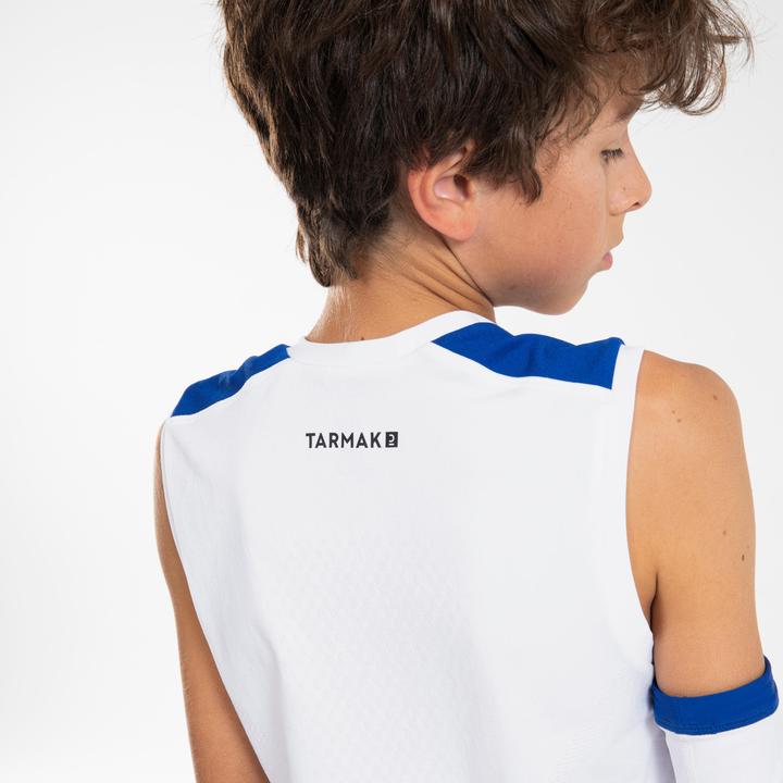 Immagine prodotto Tarmak Maglia base basket senza maniche da bambino 500 - NBA Golden State Warriors (12, 13, 14)