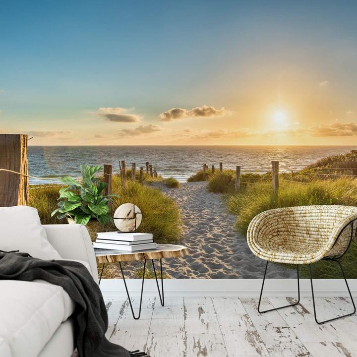 Image du produit Trenddeko Coucher de soleil sur la mer Baltique (384 x 260 cm)